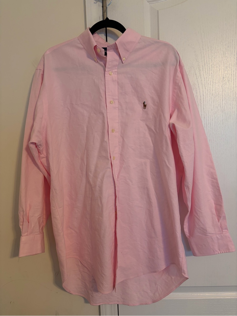 Ralph Lauren Light Pink Button-Down Oxford Shirt